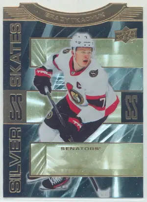 2023-24 UPPER DECK EXTENDED - BRADY TKACHUK #SS-16 SILVER SKATES GOLD