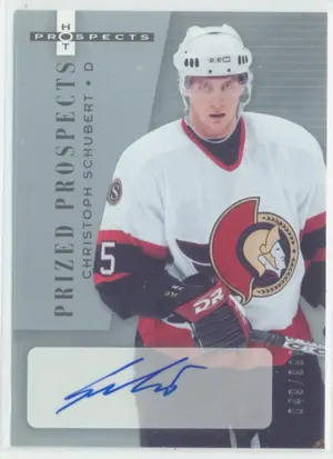 2005-06 HOT PROSPECTS - CHRISTOPH SCHUBERT #208 PRIZED PROSPECTS 49/999