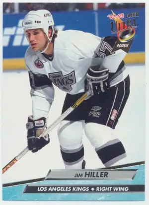 1992-93 FLEER ULTRA - JIM HILLER #307 ROOKIE