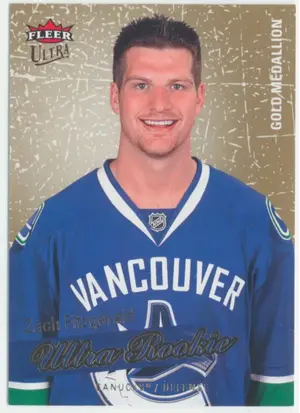 2008-09 FLEER ULTRA - ZACH FITZGERALD #237 ROOKIE GOLD MEDALLION