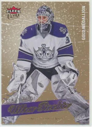 2008-09 FLEER ULTRA - ERIK ERSBERG #241 ROOKIE GOLD MEDALLION