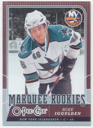 2008-09 O-PEE-CHEE - MIKE IGGULDEN #507 MARQUEE ROOKIES