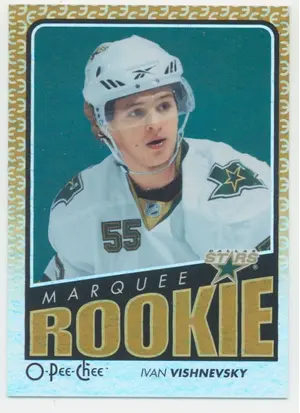 2009-10 O-PEE-CHEE - IVAN VISHNEVSKY #543 MARQUEE ROOKIES RAINBOW FOIL
