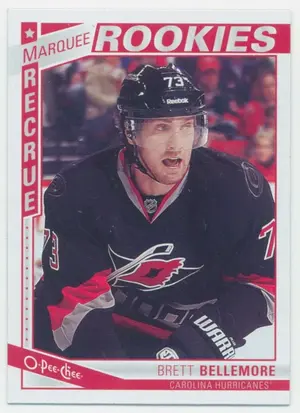 2013-14 O-PEE-CHEE - BRETT BELLEMORE #518 MARQUEE ROOKIES