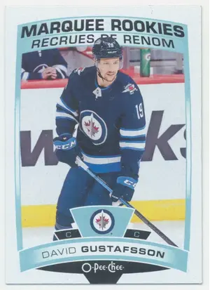 2019-20 O-PEE-CHEE - DAVID GUSTAFSSON #629 MARQUEE ROOKIES