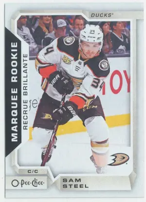 2018-19 O-PEE-CHEE - SAM STEEL #627 MARQUEE ROOKIE