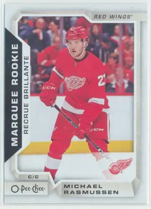 2018-19 O-PEE-CHEE - MICHAEL RASMUSSEN #640 MARQUEE ROOKIE