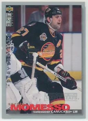 1995-96 COLLECTOR'S CHOICE - SERGIO MOMESSO #99 PLAYERS CLUB