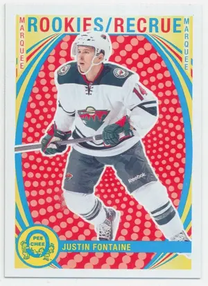 2013-14 O-PEE-CHEE - JUSTIN FONTAINE #640 MARQUEE ROOKIES RETRO