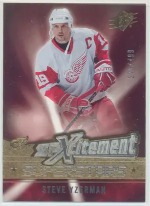 2005-06 Upper Deck SPx Steve Yzerman SPxcitement Superstars #XS-SY 270/499