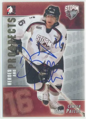 2004-05 HEROES & PROSPECTS - DAN PAILLE #67 AUTOGRAPH