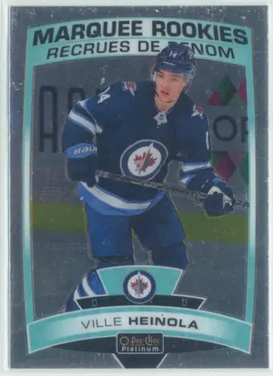 2019-20 O-PEE-CHEE PLATINUM - VILLE HEINOLA #159 MARQUEE ROOKIES