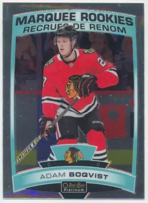 2019-20 O-PEE-CHEE PLATINUM - ADAM BOQVIST #170 MARQUEE ROOKIES