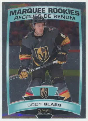 2019-20 O-PEE-CHEE PLATINUM - CODY GLASS #180 MARQUEE ROOKIES