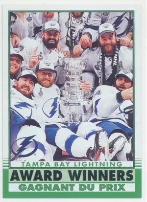 2020-21 O-PEE-CHEE - TAMPA BAY LIGHTNING #610 AWARD WINNERS RETRO
