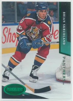 1993-94 PARKHURST - BRIAN SKRUDLAND #75 EMERALD ICE