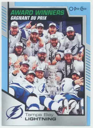 2020-21 O-PEE-CHEE - TAMPA BAY LIGHTNING #610 AWARD WINNERS BLUE