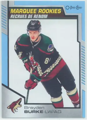 2020-21 O-PEE-CHEE - BRAYDEN BURKE #633 MARQUEE ROOKIES BLUE