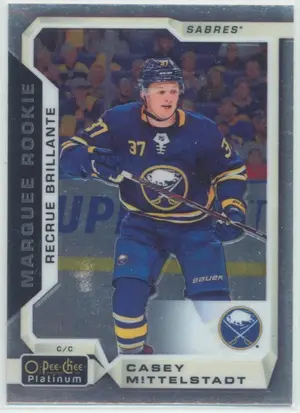 2018-19 O-PEE-CHEE PLATINUM - CASEY MITTELSTADT #190 MARQUEE ROOKIE