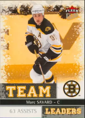 2008-09 FLEER ULTRA - MARC SAVARD #TL5 TEAM LEADERS