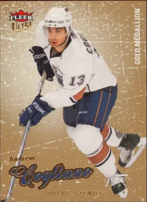 2008-09 FLEER ULTRA - ANDREW COGLIANO #156 GOLD MEDALLION
