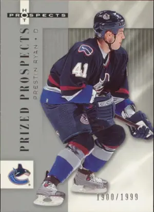 2005-06 HOT PROSPECTS - PRESTIN RYAN #182 PRIZED PROSPECTS 1900/1999