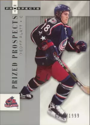 2005-06 HOT PROSPECTS - GEOFF PLATT #124 PRIZED PROSPECTS 1389/1999