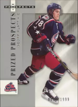 2005-06 HOT PROSPECTS - GEOFF PLATT #124 PRIZED PROSPECTS 64/1999