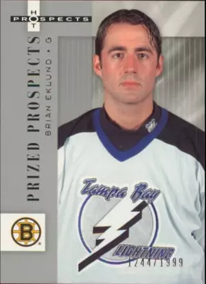2005-06 HOT PROSPECTS - BRIAN EKLUND #104 PRIZED PROSPECTS 1244/1999