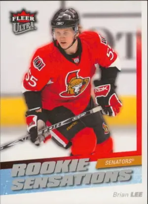 2008-09 FLEER ULTRA - BRIAN LEE #RS6 ROOKIE SENSATIONS