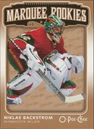2006-07 O-PEE-CHEE - NIKLAS BACKSTROM #549 MARQUEE ROOKIES