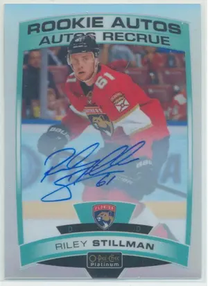 2019-20 O-PEE-CHEE PLATINUM - RILEY STILLMAN #R-RS ROOKIE AUTOS RAINBOW