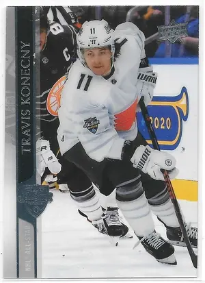 2020-21 Upper Deck Clear Cut #672 Travis Konecny