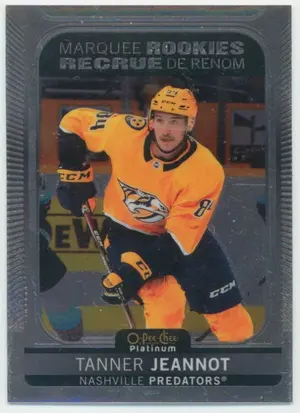 2021-22 O-PEE-CHEE PLATINUM - TANNER JEANNOT #238 MARQUEE ROOKIES