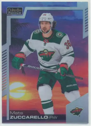 2020-21 O-PEE-CHEE PLATINUM - MATS ZUCCARELLO #94 SUNSET