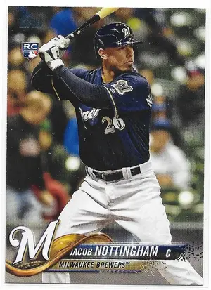 2018 Topps Update #US6 Jacob Nottingham RC