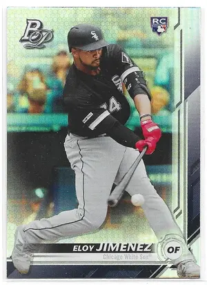 2019 Bowman Platinum #74 Eloy Jimenez RC