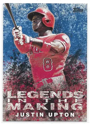 2018 Topps Update Legends in the Making Blue #LITM-12 Justin Upton