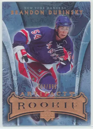 2007-08 ARTIFACTS - BRANDON DUBINSKY #190 ROOKIE 668/999⚠️