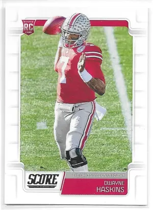 2019 Score #332 Dwayne Haskins RC