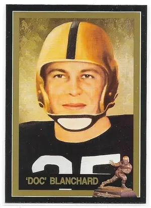 1991 College Classics Heisman Collection Series I #11 Felix 'Doc' Blanchard