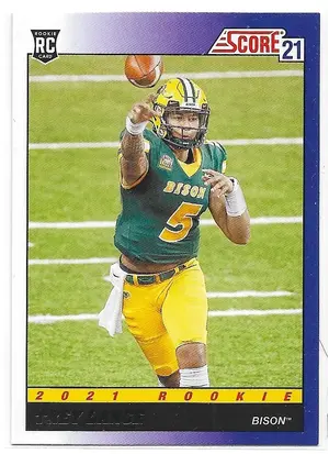 2021 Score 1991 Throwback #TB3 Trey Lance