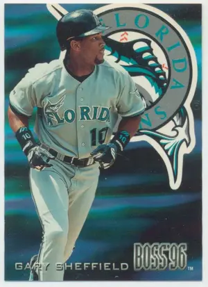 1996 Skybox Circa - Gary Sheffield #36 Boss