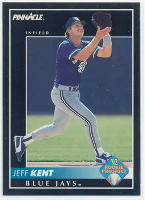 1992 Pinnacle - Jeff Kent #522 Rookie Prospect