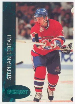 1992-93 PARKHURST - STEPHANE LEBEAU #82 EMERALD ICE