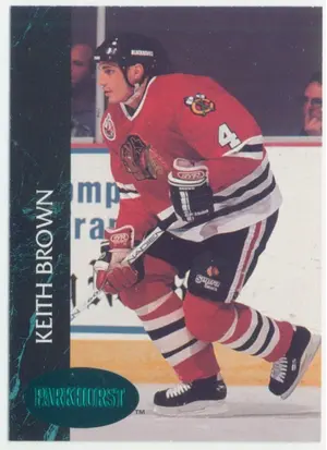 1992-93 PARKHURST - KEITH BROWN #274 EMERALD ICE