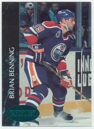 1992-93 PARKHURST - BRIAN BENNING #284 EMERALD ICE
