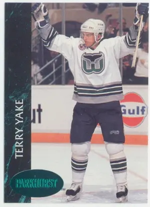 1992-93 PARKHURST - TERRY YAKE #293 EMERALD ICE