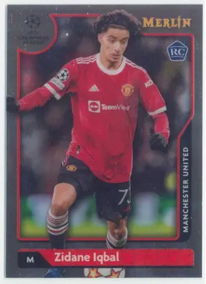2021-22 Topps Merlin Collection Chrome UCL - Zidane Iqbal #98 Rookie