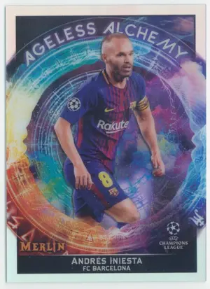 2021-22 Topps Merlin Collection Chrome UCL - Andres Iniesta #AA-18 Ageless Alchemy